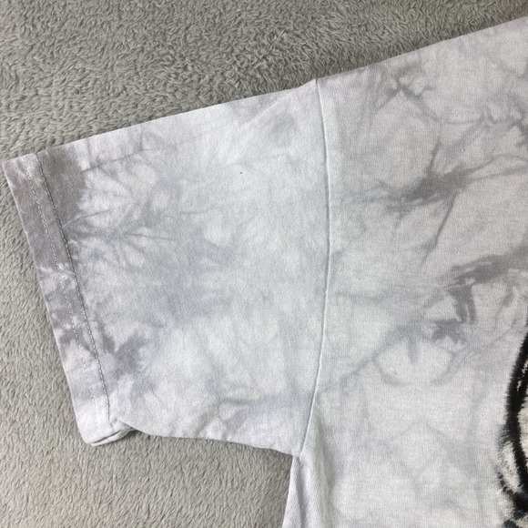 2014 The Mountain White Tiger Shirt Adult Small Gray Tie Dye Graphic Tee SS - Picture 7 of 13